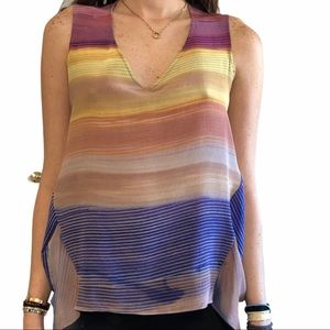 Serial Cultura Organic Wearable Art Silk Top Size M